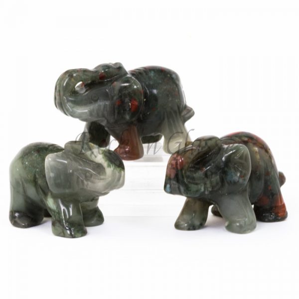 african bloodstone elephant totem animal carving 700x700