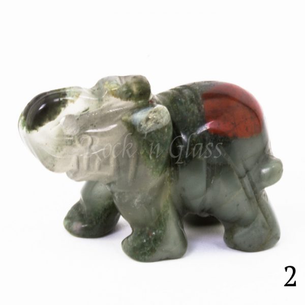 african bloodstone elephant totem animal carving left2 700x700