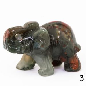 african bloodstone elephant totem animal carving left3 700x700