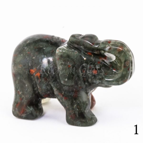 african bloodstone elephant totem animal carving right1 700x700