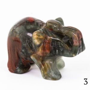 african bloodstone elephant totem animal carving right3 700x700