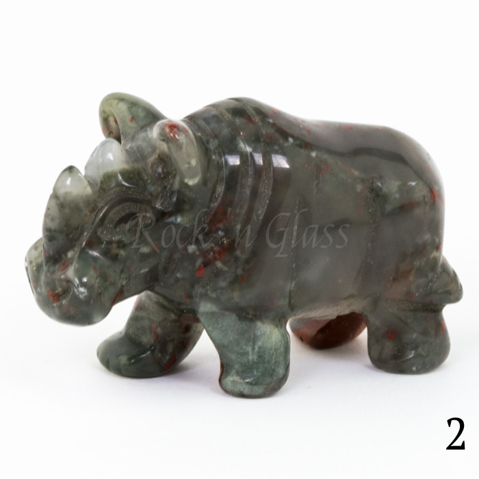 Rhino African Bloodstone - Rock N Glass
