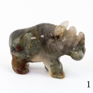 african bloodstone rhino totem animal carving right1 700x700