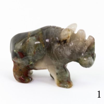 Rhino African Bloodstone - Rock N Glass