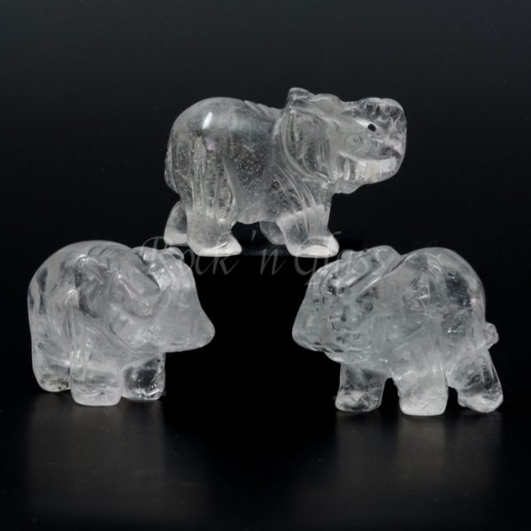 crystal quartz elephant totem animal carving 700x700
