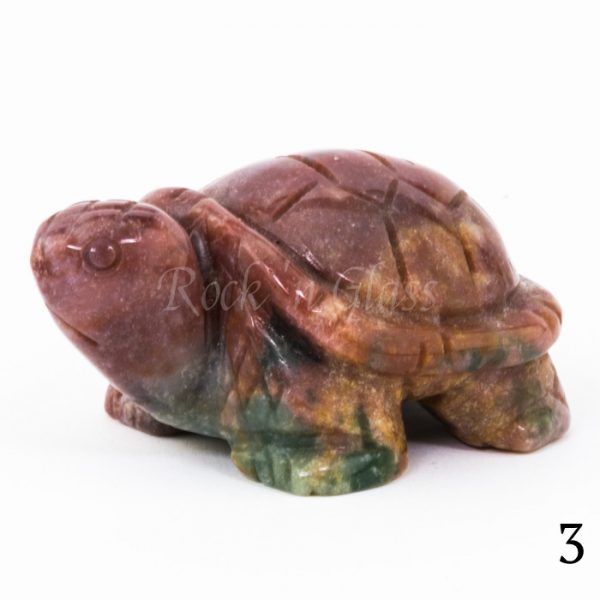 fancy jasper turtle totem animal carving left3 700x700