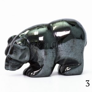 hematite bear totem animal carving left3 700x700