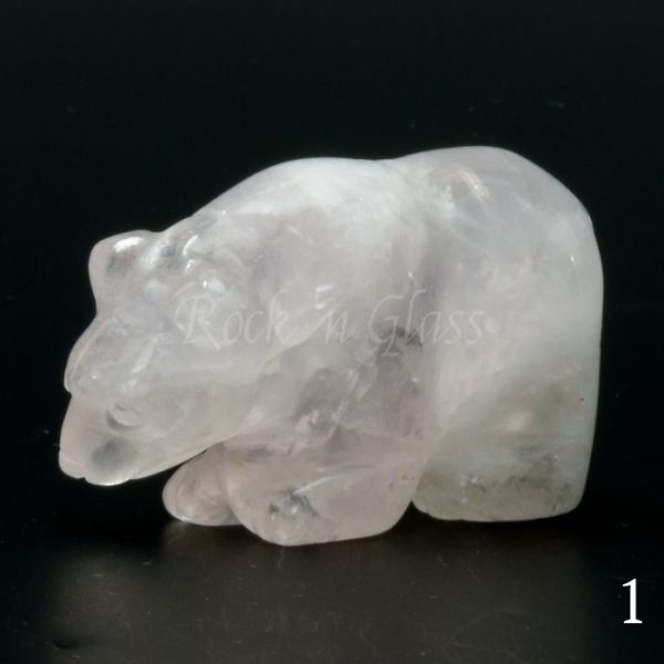 rose quartz bear totem animal carving left1 700x700