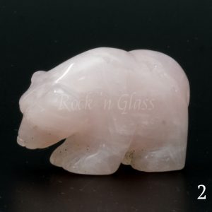 rose quartz bear totem animal carving left2 700x700