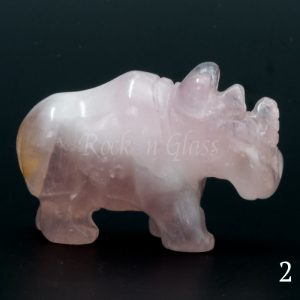 rose quartz rhino totem animal carving right2 700x700