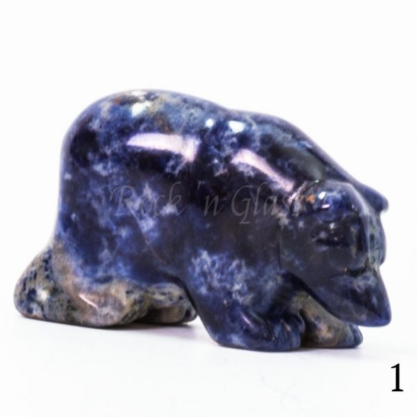 sodalite bear totem animal carving right1 700x700