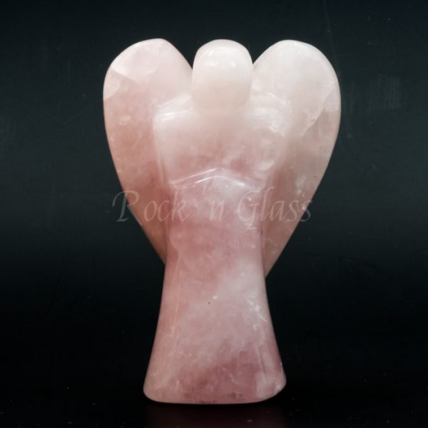 rose quartz angel healing crystal large front 700x700