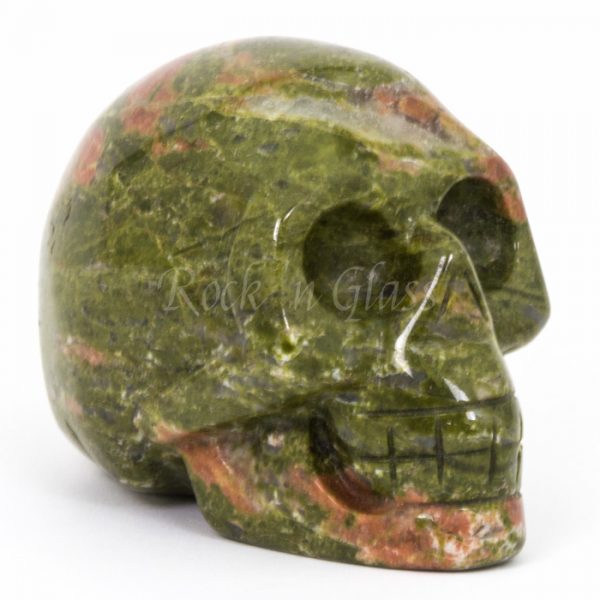 unakite skull carving healing crystals large right1 700x700
