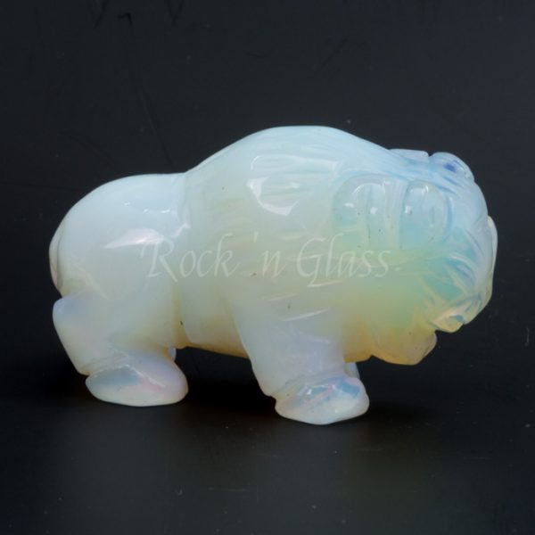 buffalo opalite totem animal carving right 700x700