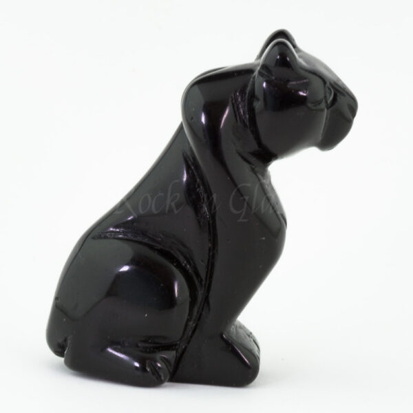 panther black obsidian spirit totem animal carving right 1000x1000