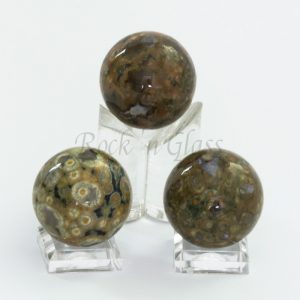 rainforest jasper gemstone healing sphere 700x700