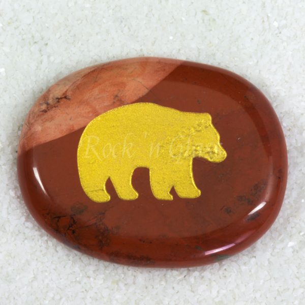 red jasper bear spirit animal totem stone 700x700