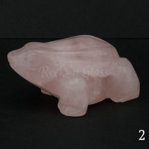 rose quartz frog totem animal carving left2 700x700