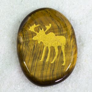 tigereye moose spirit animal totem stone 700x700