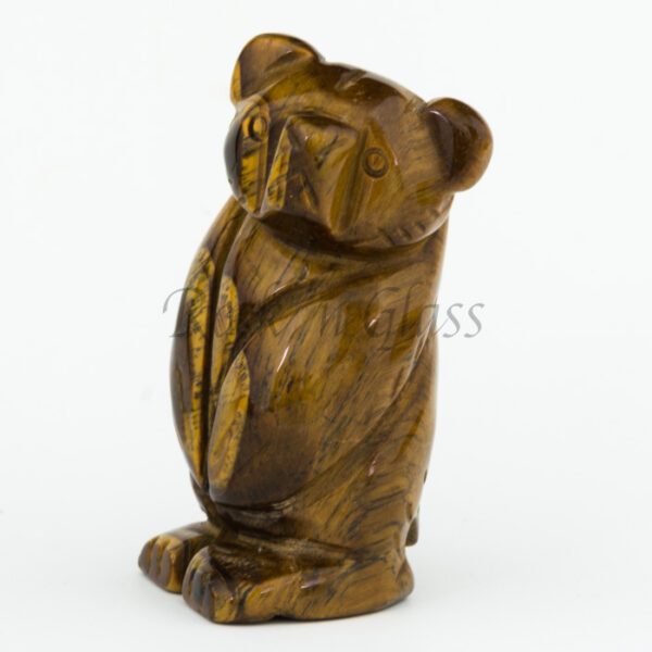 bear standing tiger eye totem animal carving left 700x700