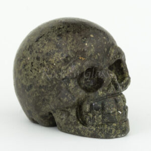 pyrite granite skull carving healing crystals medium right 700x700