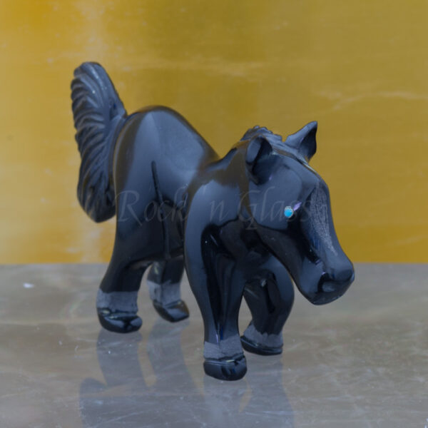 horse black marble zuni fetish bermette epaloose front 700x700