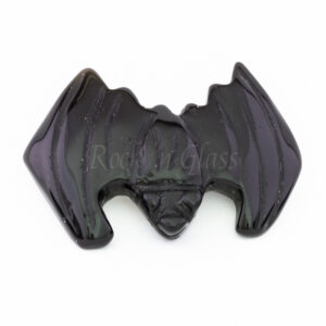 bat black obsidian totem animal carving front 700x700