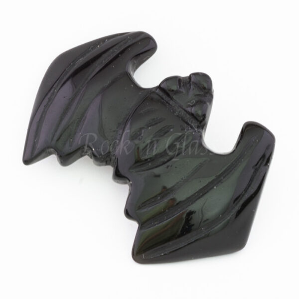 bat black obsidian totem animal carving right 700x700