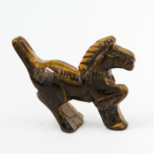 horse tigereye prancing totem animal carving crystal right 700x700