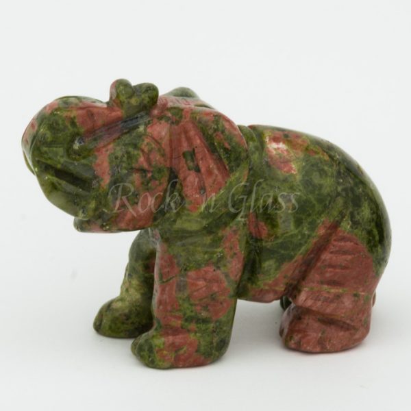 unakite elephant totem animal carving healing crystal left 700x700