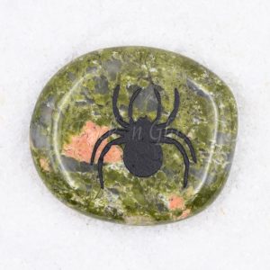spider unakite spirit animal totem healing stone 700x700