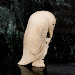 penquin moose antler spirit animal carving healing crystal totem backr 700x700