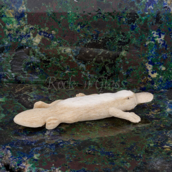 platypus moose antler spirit animal carving healing crystal totem back 700x700