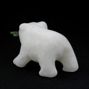 white star marble polar bear totem animal carving healing back 700x700
