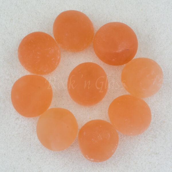 orange selenite tumbled stone healing crystal 1000x1000