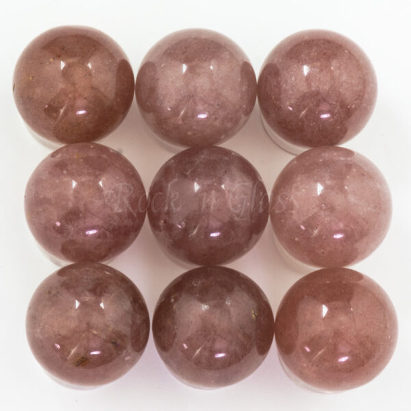strawberry quartz gemstone healing crystal orb sphere 1000x1000