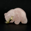 bear walking fish rose quartz spirit totem animal carving gemstone left 1000x1000