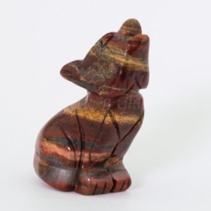 coyote rainbow jasper spirit totem animal carving gemstone right 1000x1000
