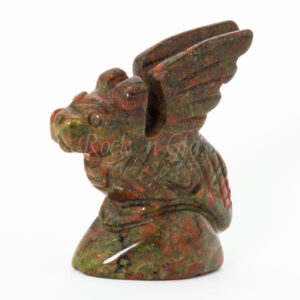 dragon unakite spirit totem animal carving gemstone left 1000x1000