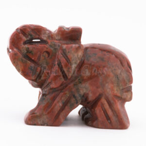elephant rainbow jasper spirit totem animal carving gemstone side 1000x1000