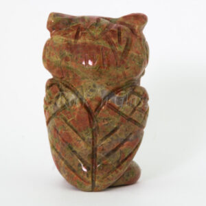 owl unakite spirit totem animal carving gemstone back 1000x1000