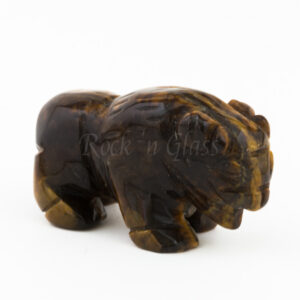 buffalo tigereye spirit totem gemstone animal carving right 1000x1000