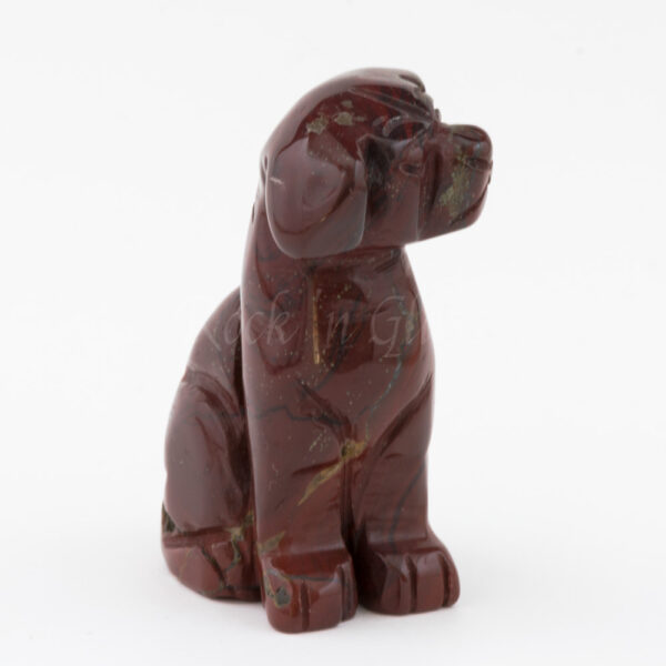 dog rainbow jasper spirit totem gemstone animal carving right 1000x1000