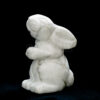 rabbit howlite standing spirit totem gemstone animal carving left 1000x1000