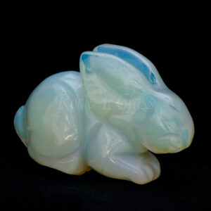 rabbit opalite sitting spirit totem gemstone animal carving right 1000x1000