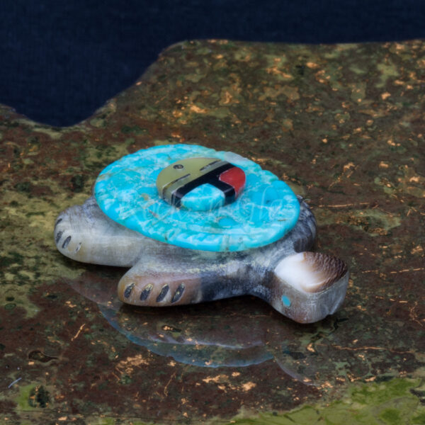 turtle picasso marble spirit totem zuni fetish carving healing darren boone front 1000x1000
