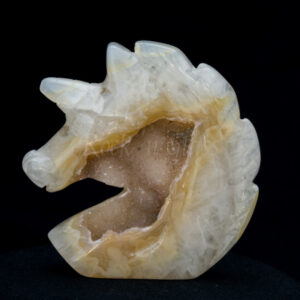unicorn head agate spirit totem gemstone animal carving side b 1000x1000