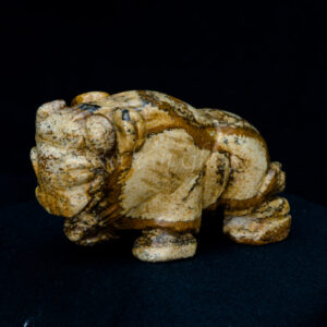 buffalo picture jasper spirit totem gemstone animal carving left 1000x1000