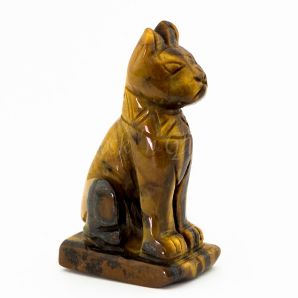 cat egyptian tigereye spirit totem gemstone animal carving right 1000x1000