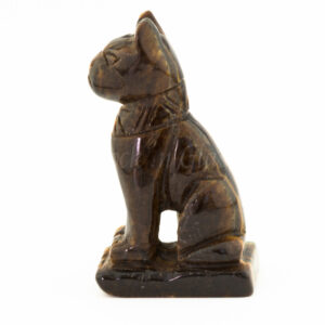 cat egyptian tigereye spirit totem gemstone animal carving side 1000x1000